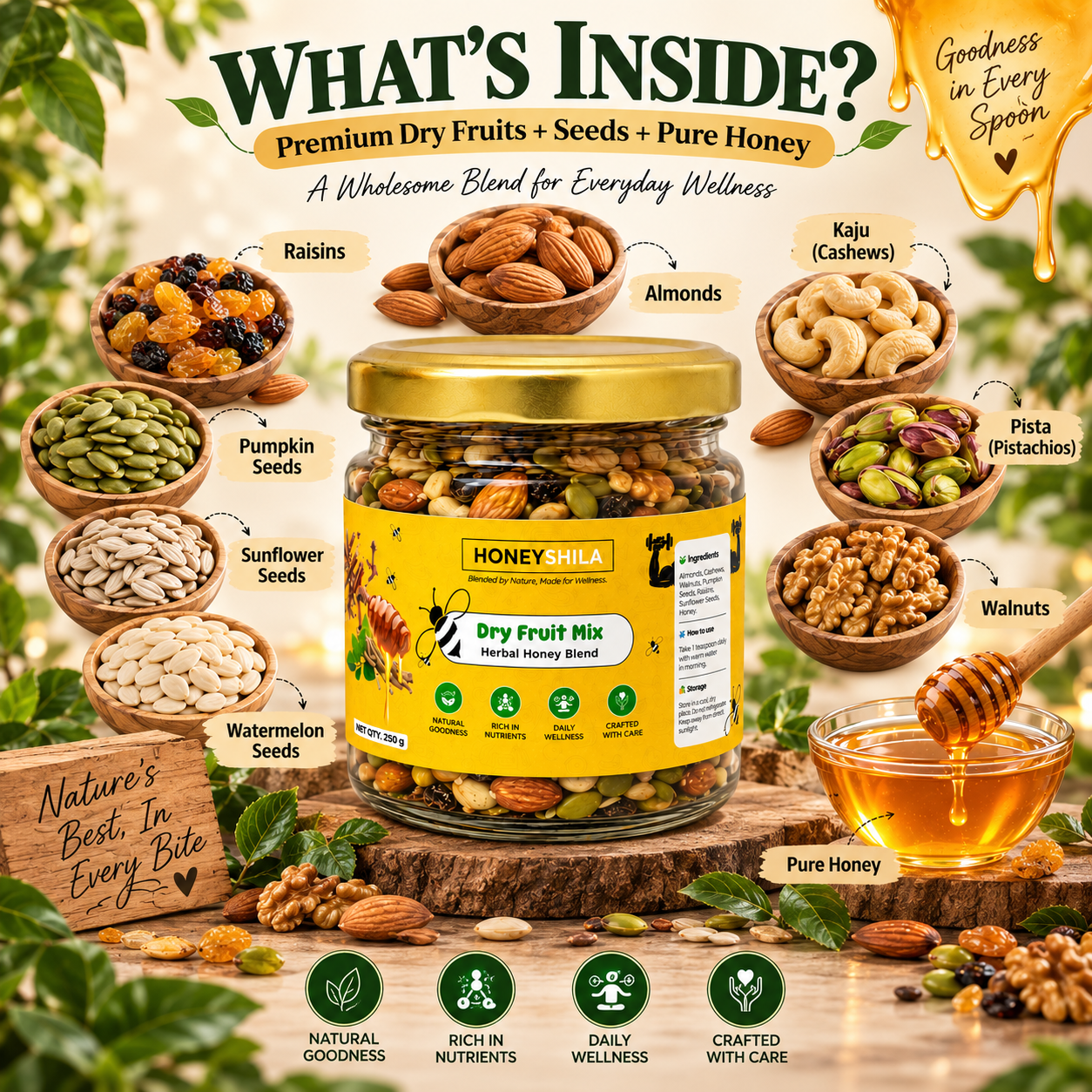 HONEYSHILA Dry Fruit Mix - Image 2